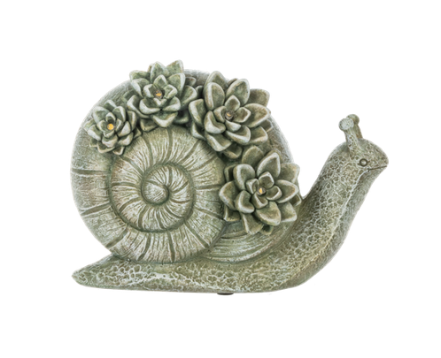 Turtle & Snail LED Garden Figurines