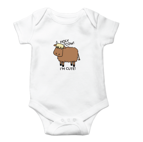 Highland Cow Baby Onesie