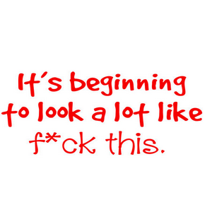 It's Beginning to Look Flour Sack Kitchen Towel