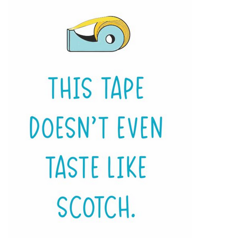 Scotch Tape Flour Sack Kitchen Towel