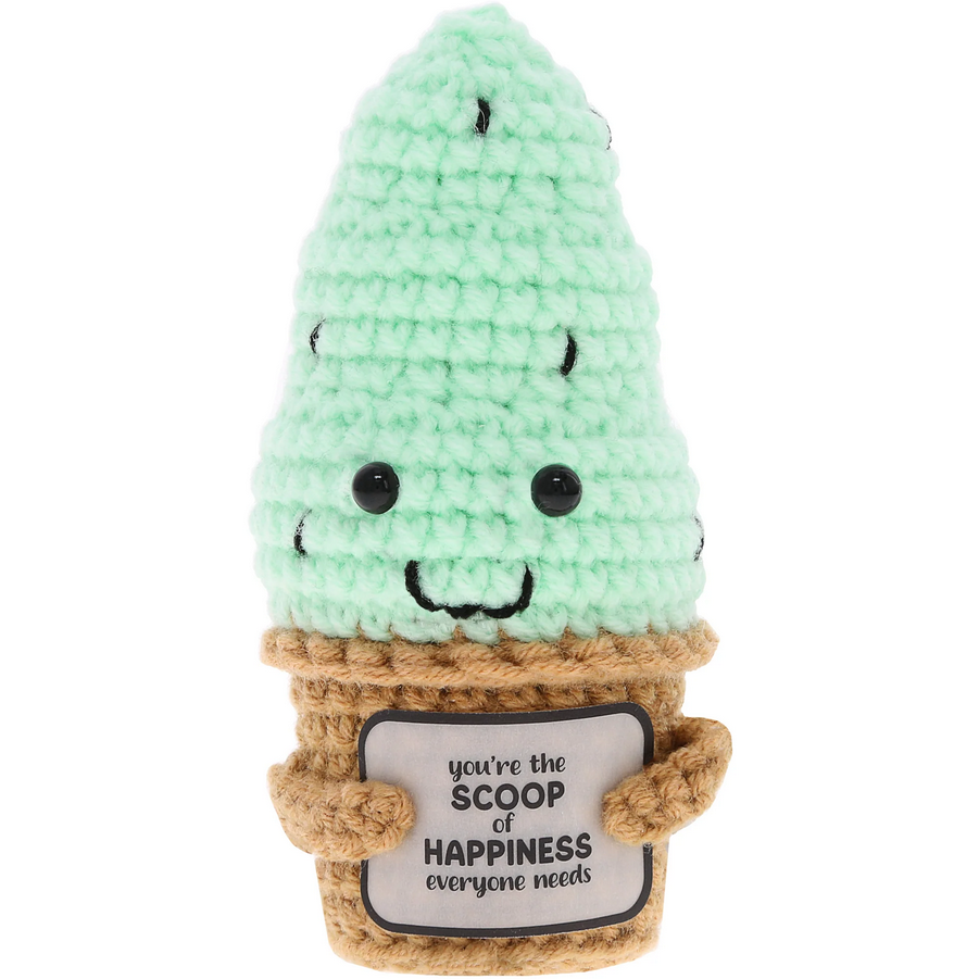 Mini Crocheted Ice Cream Cone