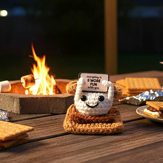 Mini Crocheted S'mores