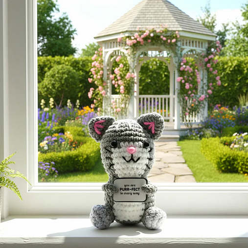 Mini Crocheted Cat
