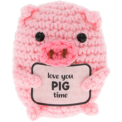 Mini Crocheted Pig