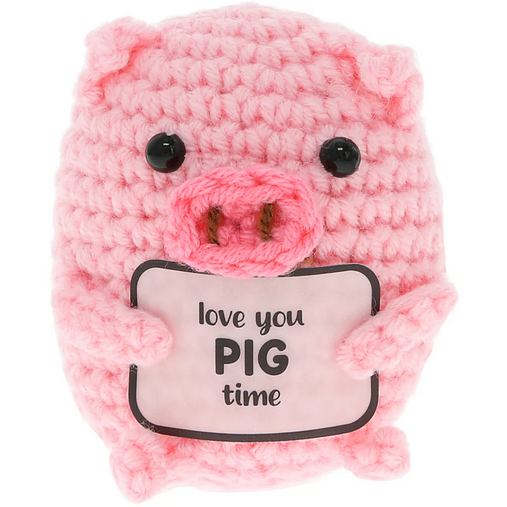 Mini Crocheted Pig