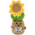 Mini Crocheted Sunflower
