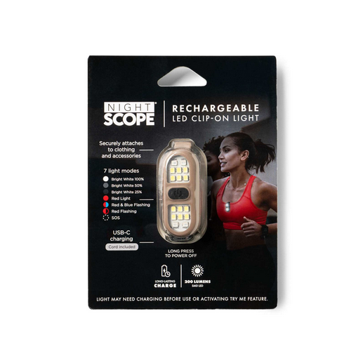 Night Scope Rechargeable LED Clip on Light
