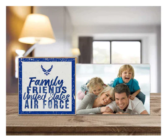 Family Friends United States Air Force Floating Picture Frame