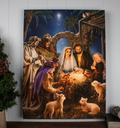 The Nativity Backlit Illuminated Print