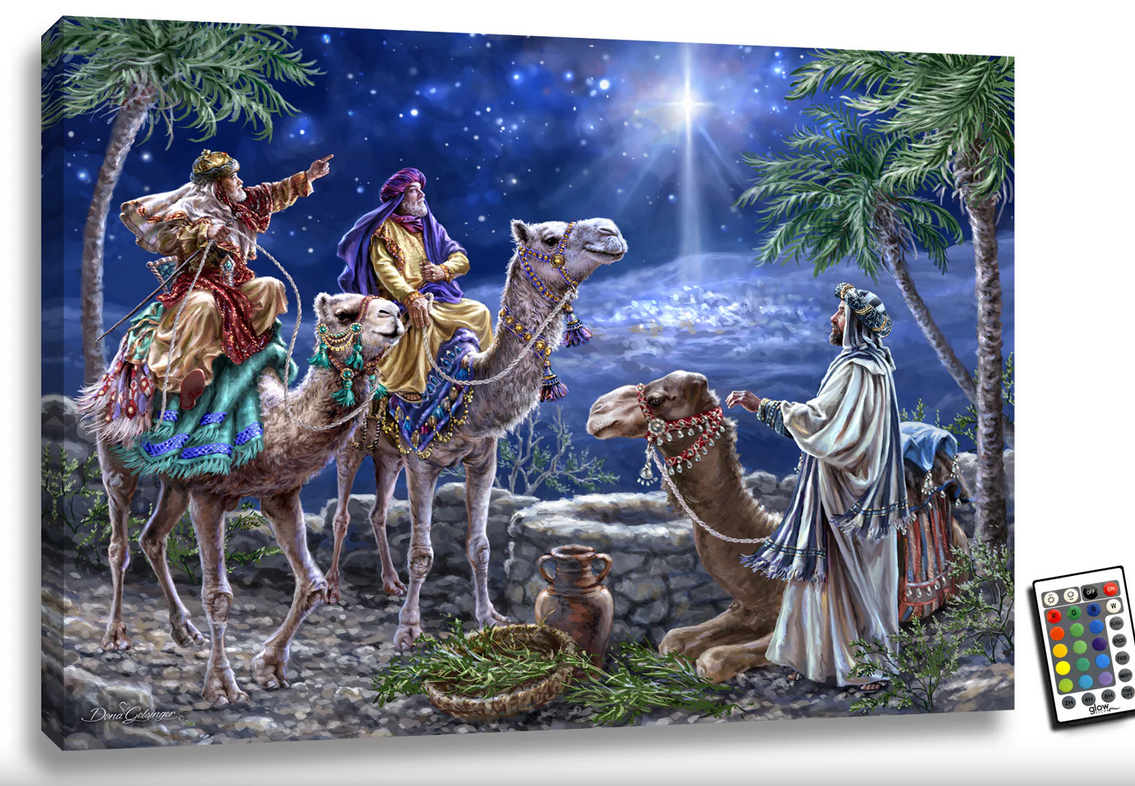 The Magi Illuminated Wall Art