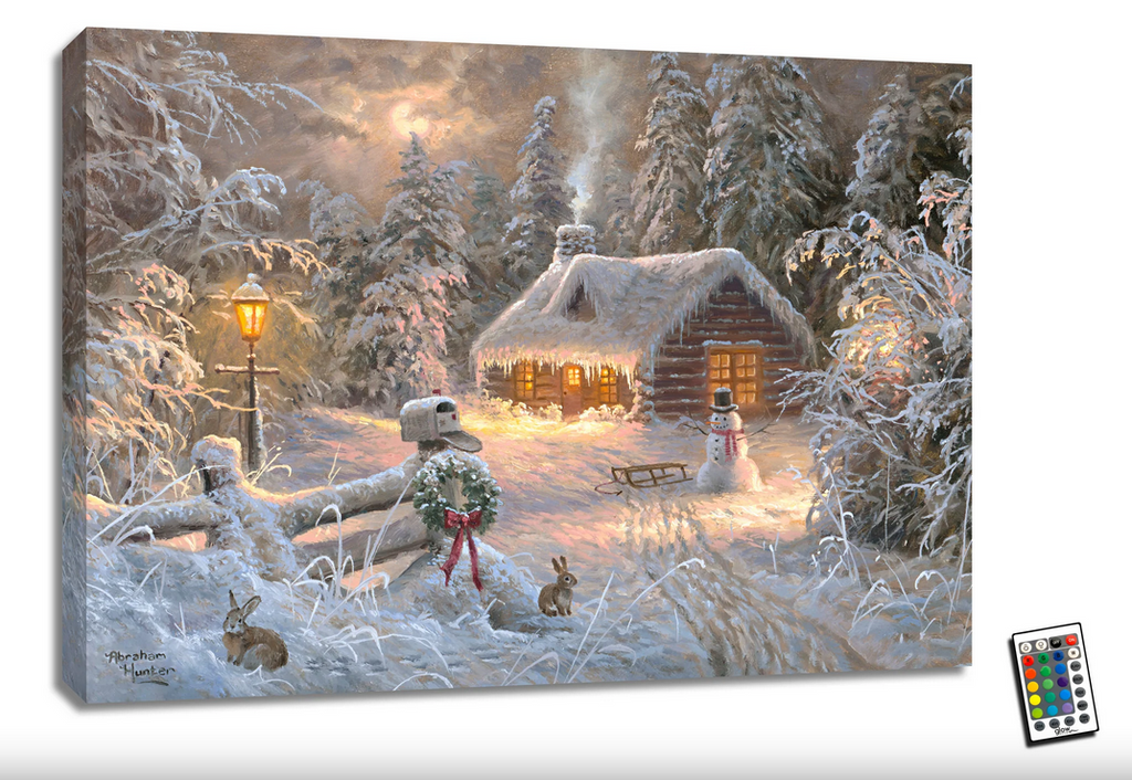Holiday Home Illuminated Wall Art