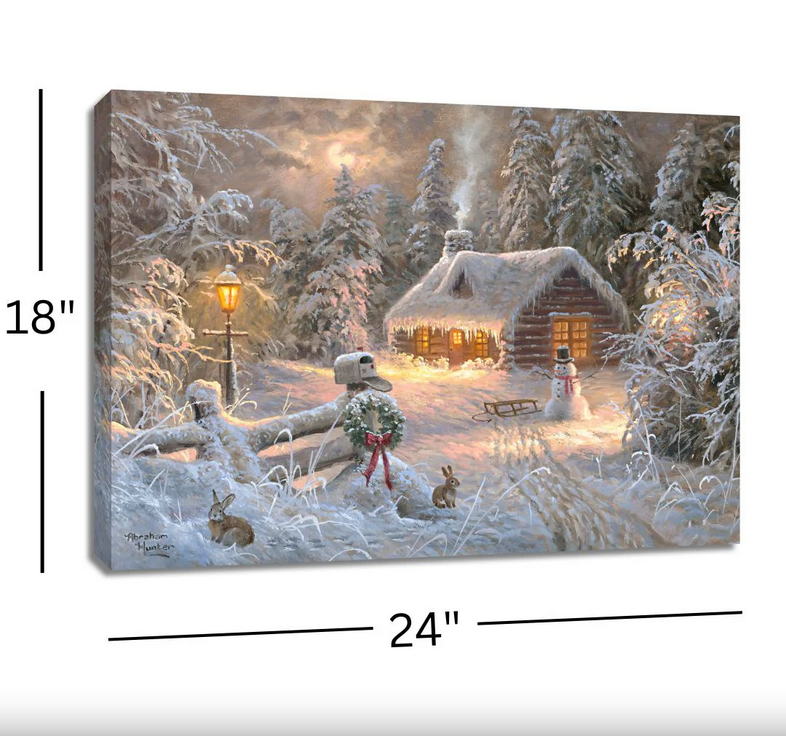 Holiday Home Illuminated Wall Art