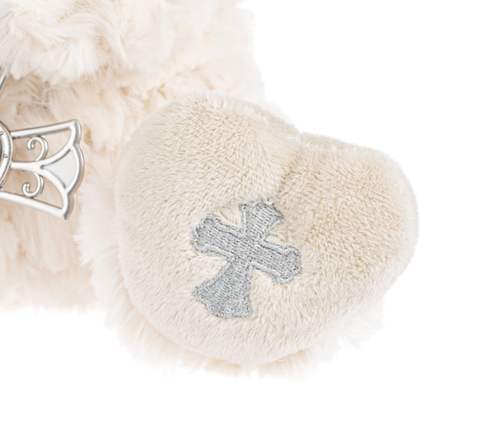Serenity Lamb with Crib Cross - Gender Neutral
