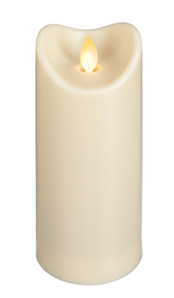 Luxury Lite LED 7" Ivory Pillar Candle
