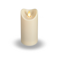 Luxury Lite 6" LED Ivory Pillar Candle