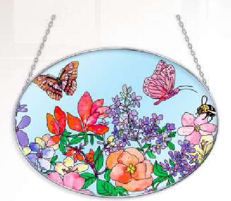 Color Field Dream Sun Catcher