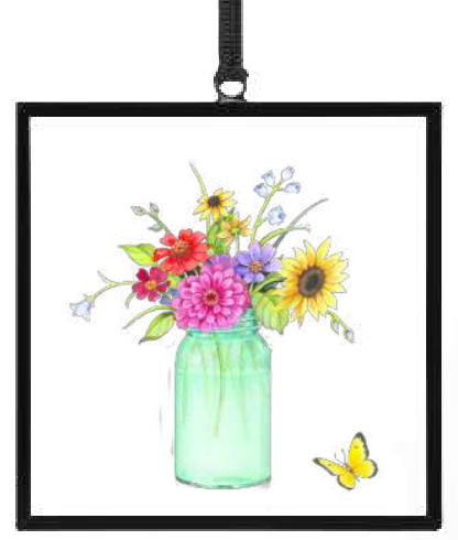 Bloom Square Sun Catcher