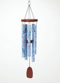 Sky Blue Marble Wind Chime