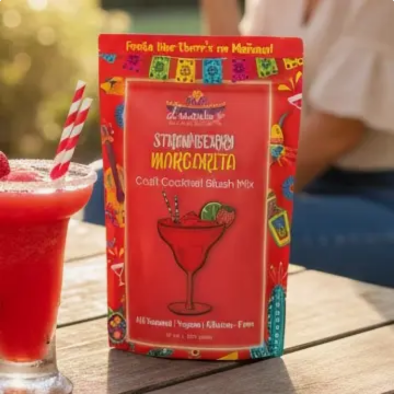 Strawberry Margarita - Ready-To-Freeze Cocktail Mix