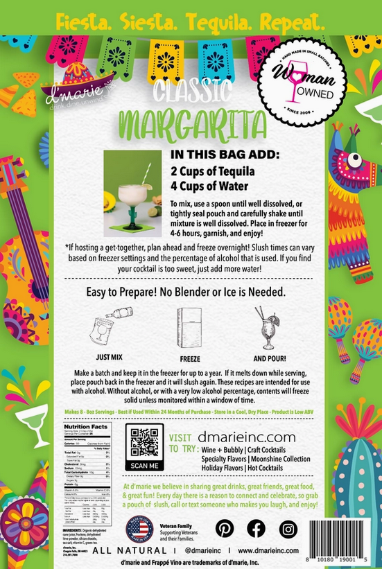 Classic Margarita - Ready-To-Freeze Cocktail Mix