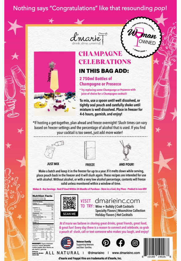 Champagne Celebrations - Ready-To-Freeze Cocktail Mix