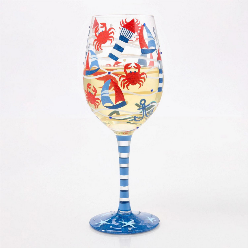 Ahoy There Matey Lolita Wine Glass
