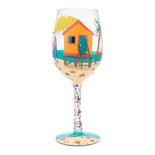 My Little Beach House Lolita Wine Glass
