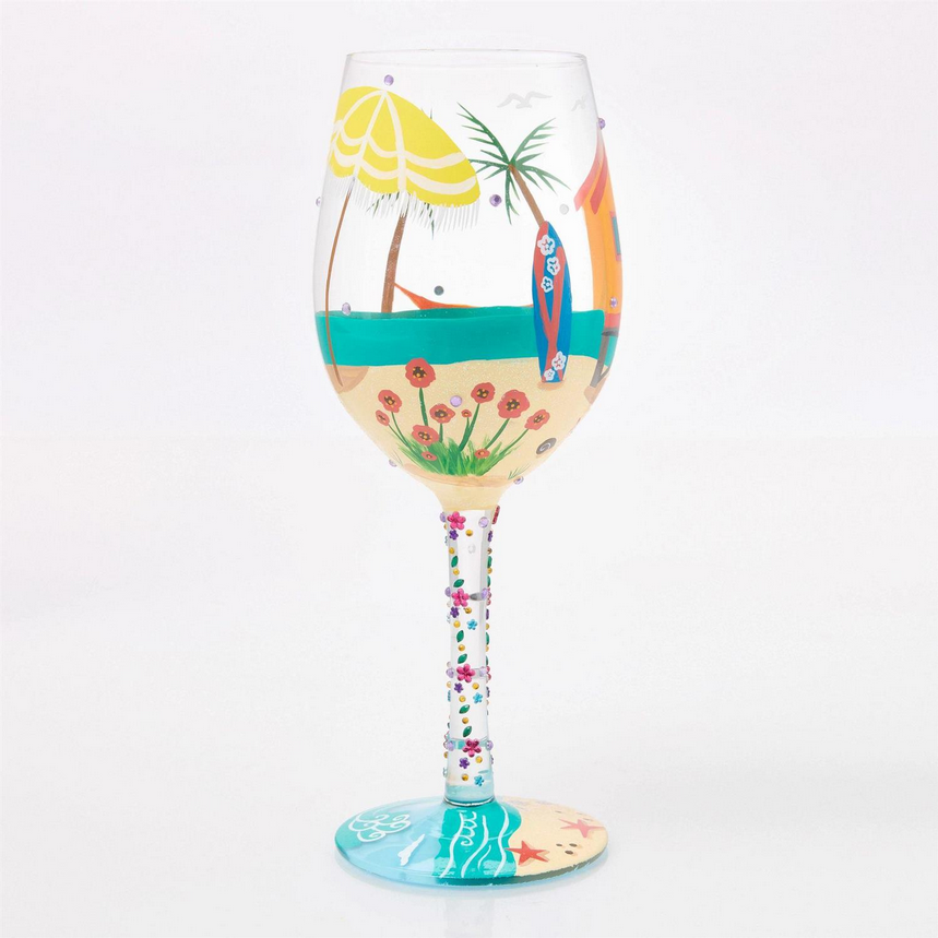 My Little Beach House Lolita Wine Glass