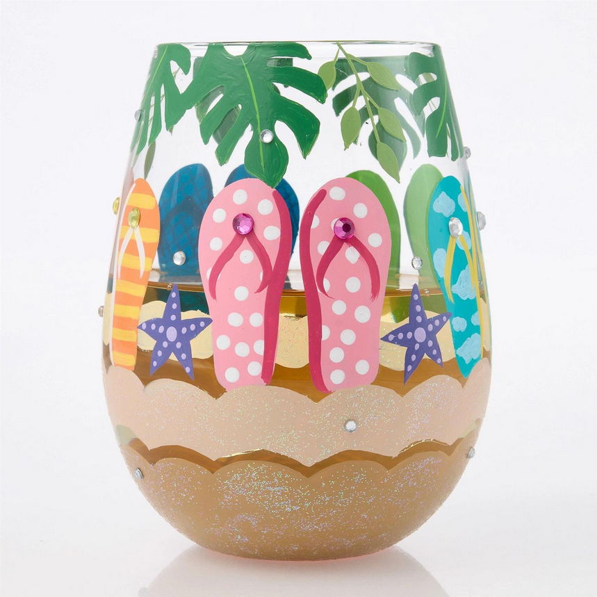 Stuck In The Sand Lolita Stemless Wine Glass