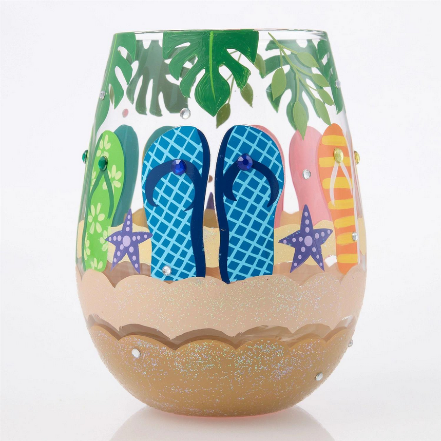 Stuck In The Sand Lolita Stemless Wine Glass