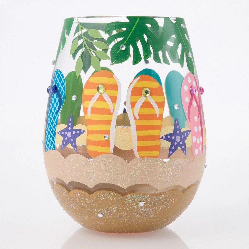 Stuck In The Sand Lolita Stemless Wine Glass
