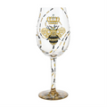 Queen Bee Lolita Wine Glass