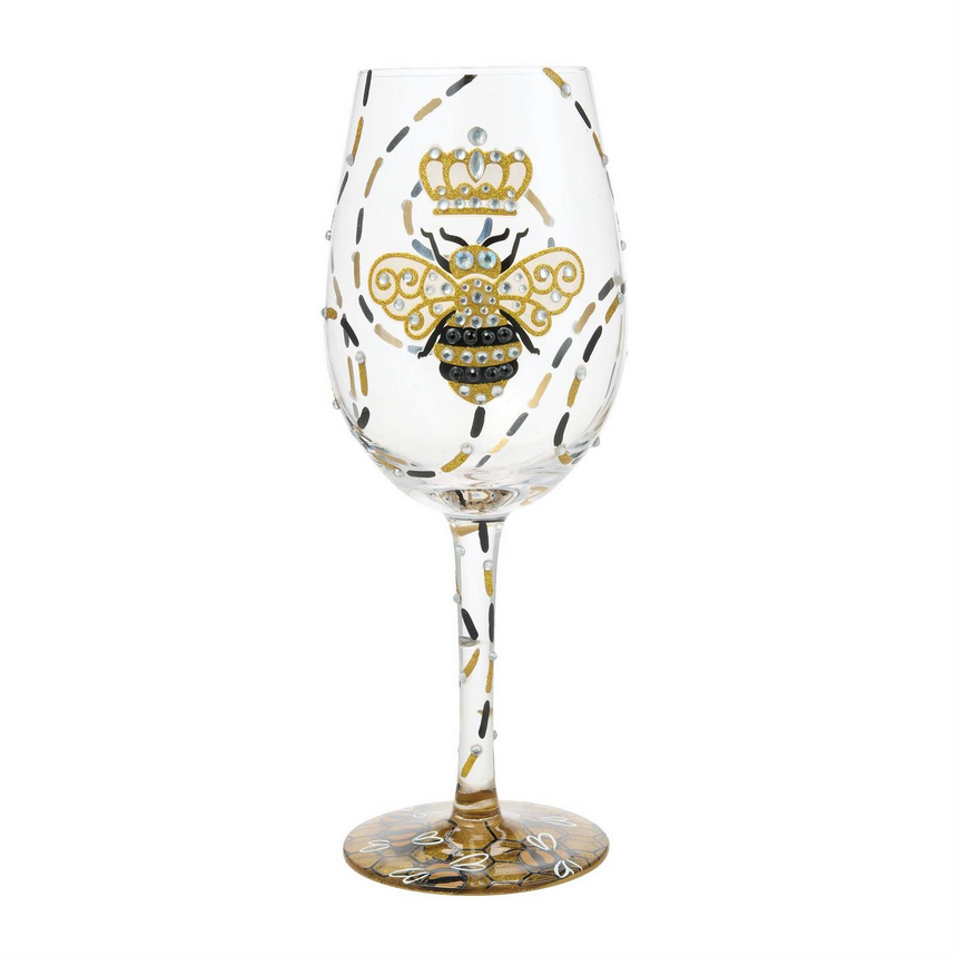 Queen Bee Lolita Wine Glass