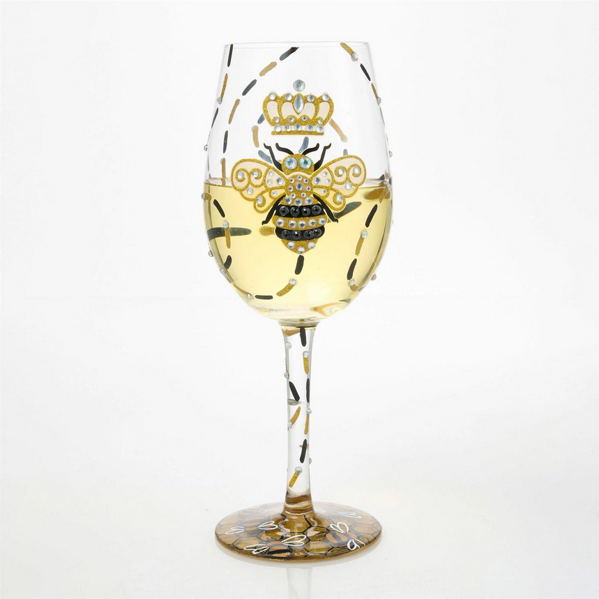 Queen Bee Lolita Wine Glass