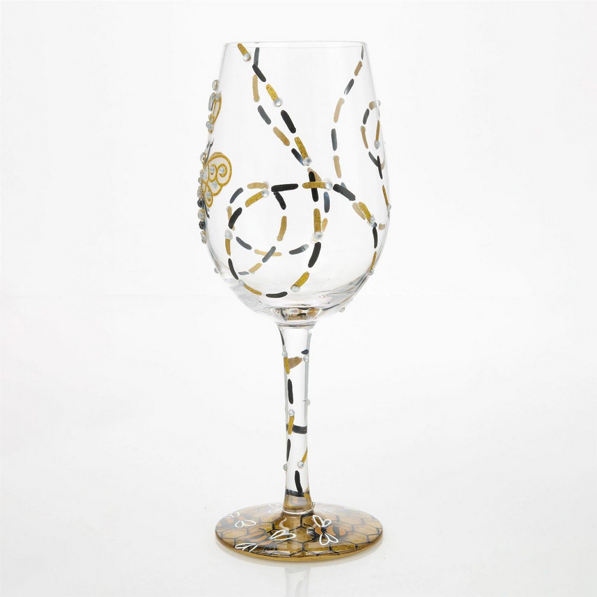 Queen Bee Lolita Wine Glass