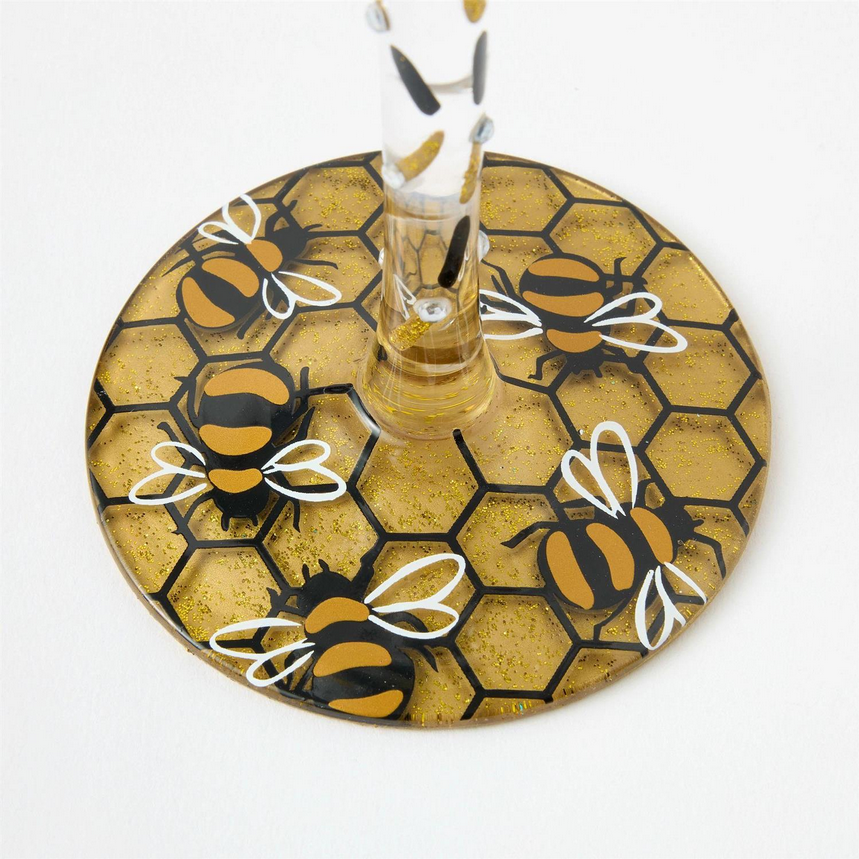 Queen Bee Lolita Wine Glass