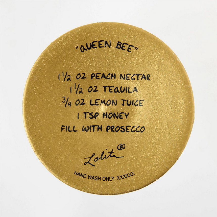 Queen Bee Lolita Wine Glass