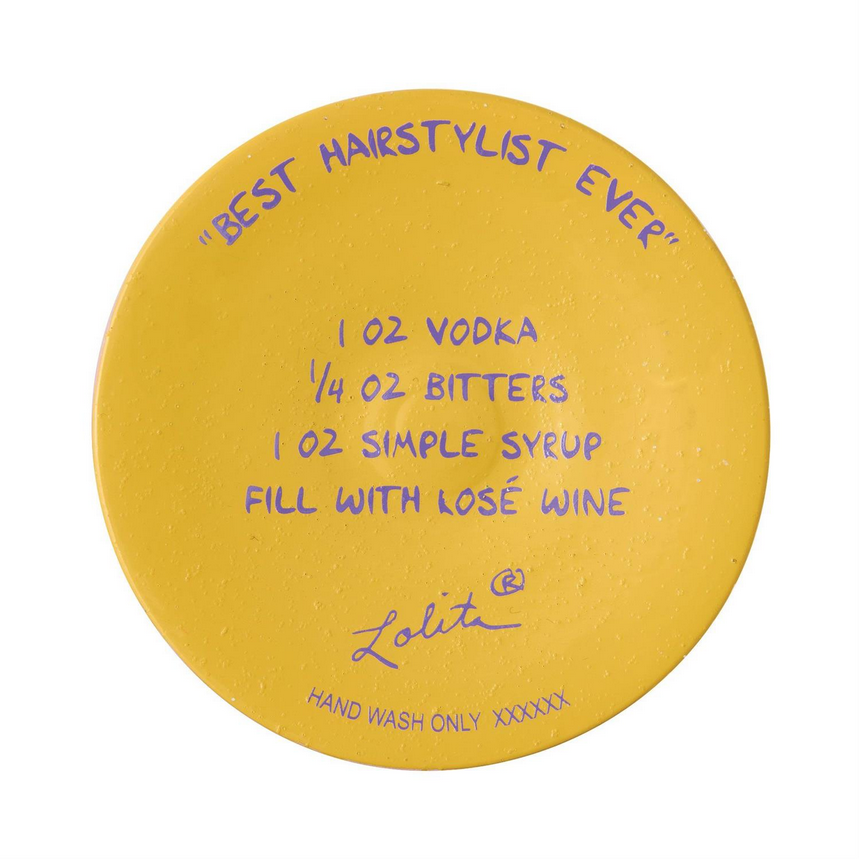 Best Hairstylist Ever Lolita Wine Glass
