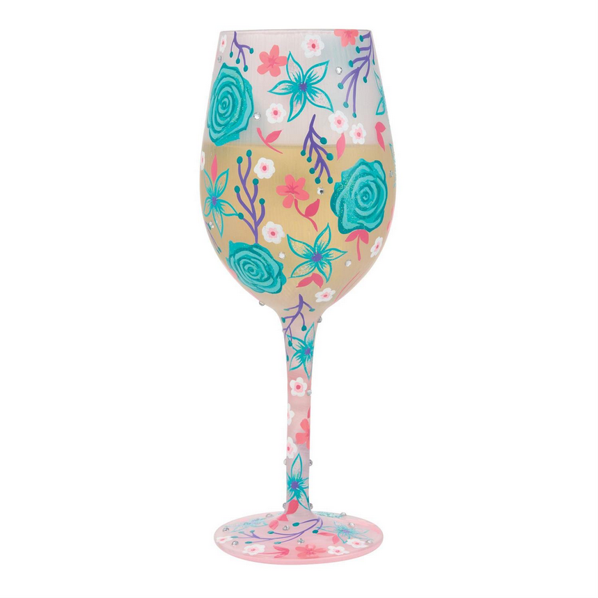 Fancy Florals Lolita Wine Glass