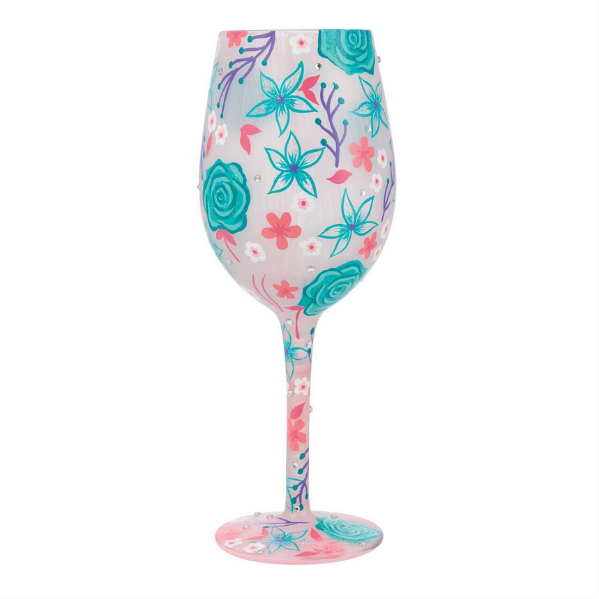 Fancy Florals Lolita Wine Glass