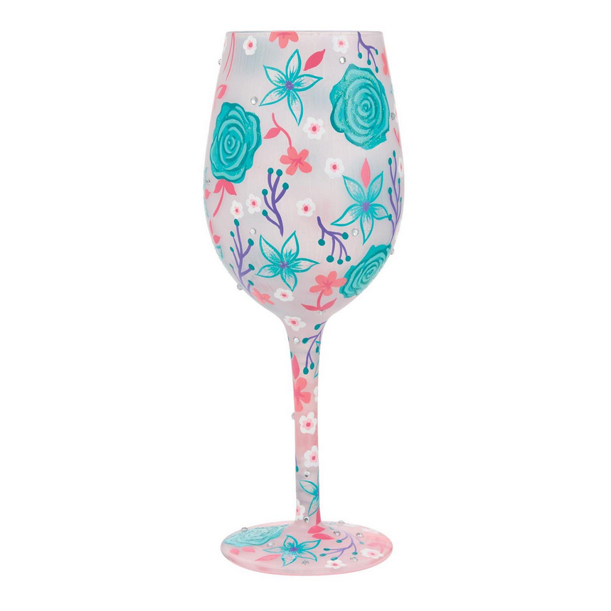 Fancy Florals Lolita Wine Glass