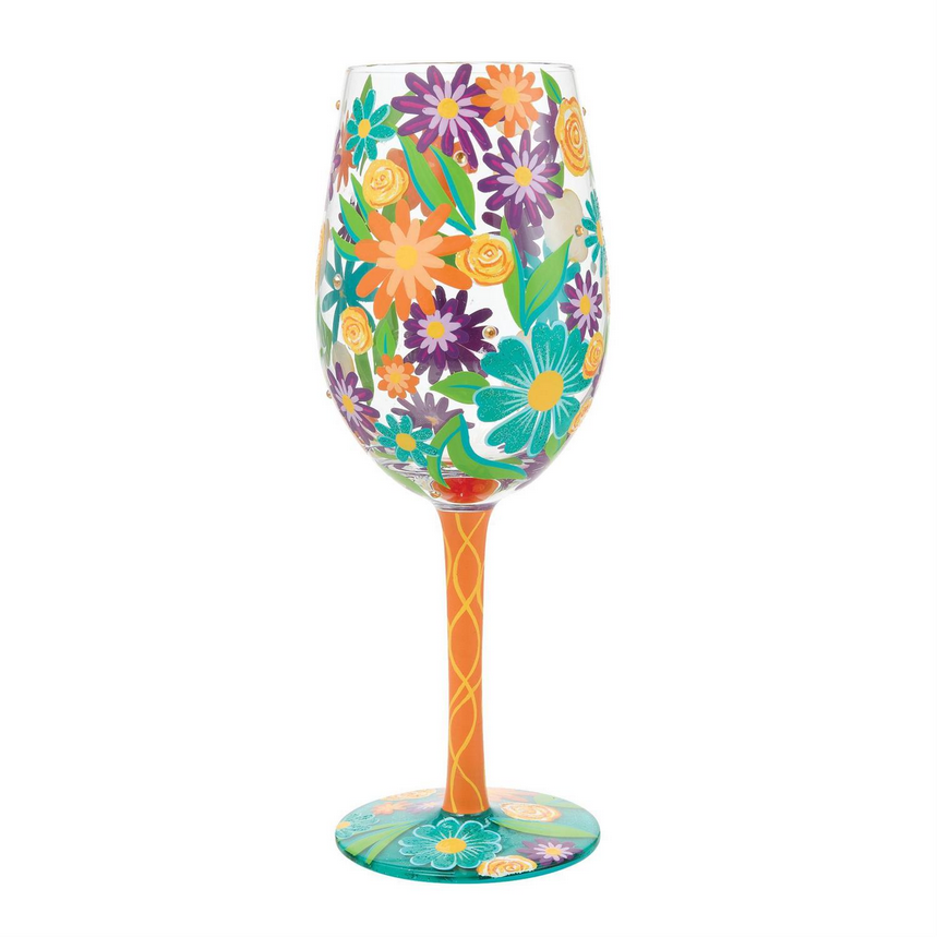 Fabulous Florals Lolita Wine Glass