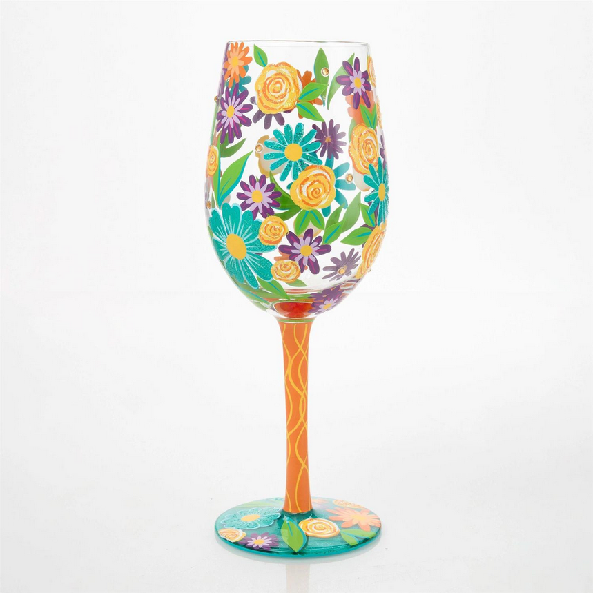 Fabulous Florals Lolita Wine Glass