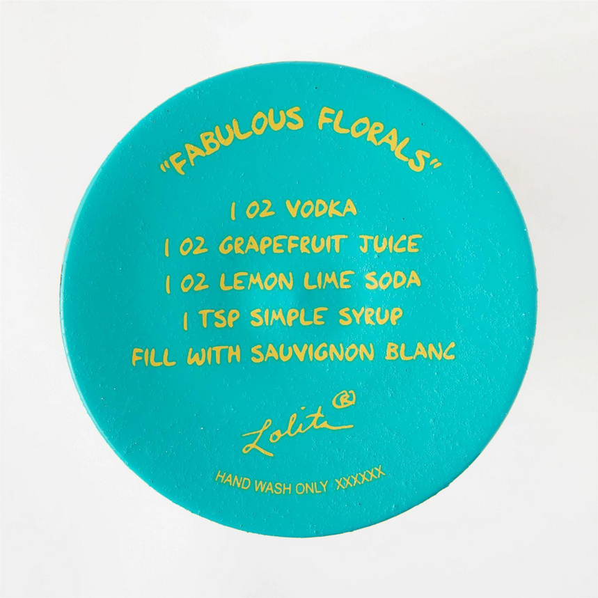 Fabulous Florals Lolita Wine Glass