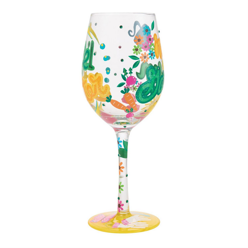 Life Is Better In The Garden Lolita Wine Glass