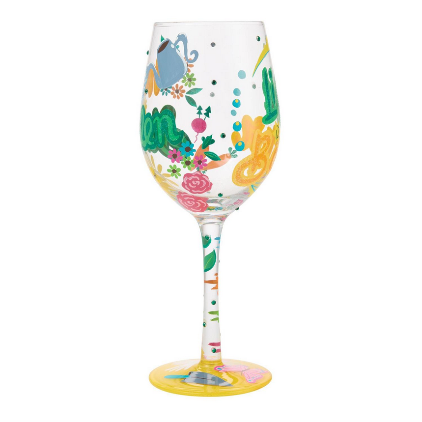 Life Is Better In The Garden Lolita Wine Glass