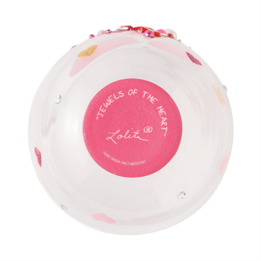 Jewels Of The Heart Lolita Stemless Wine Glass