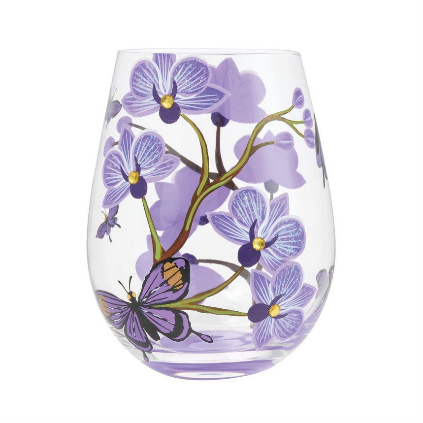 Butterfly Jubilee Lolita Stemless Wine Glass