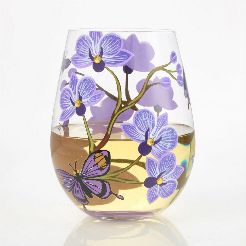 Butterfly Jubilee Lolita Stemless Wine Glass