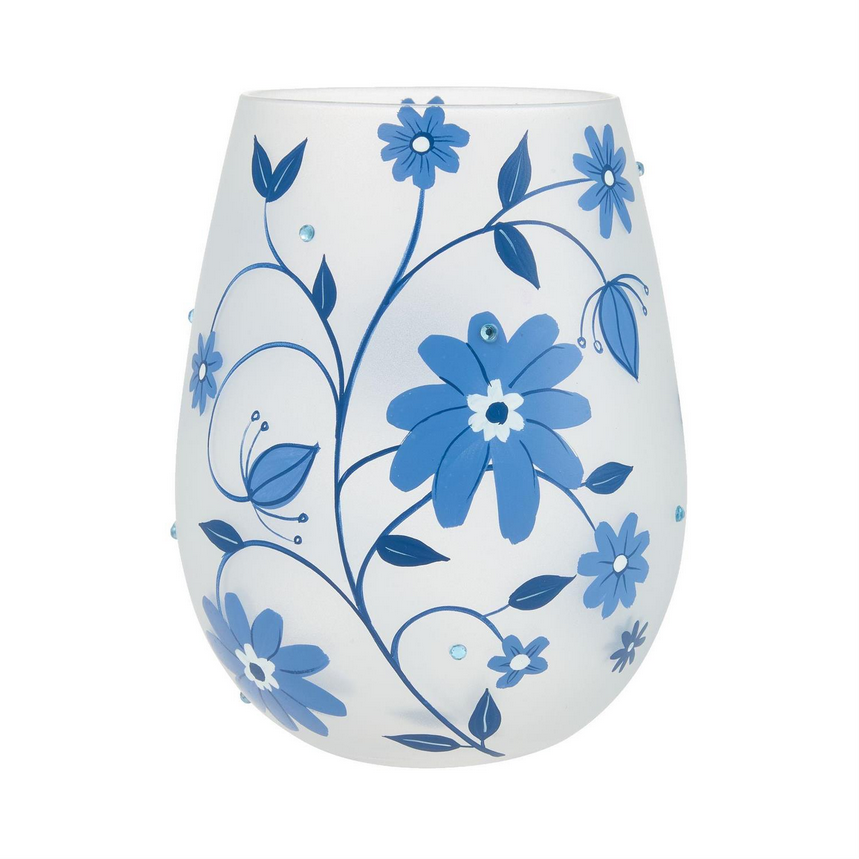 Chinoiserie Charm Lolita Stemless Wine Glass